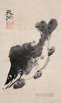 fish old China ink Oil Paintings